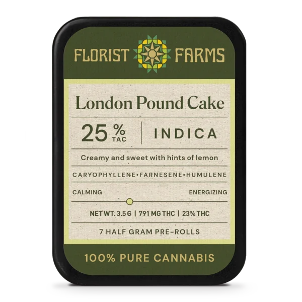 London Pound Cake | 1/2 Gram Joints | 7pk