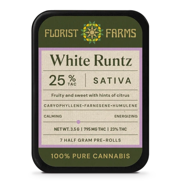 White Runtz | 1/2 Gram Joints | 7pk