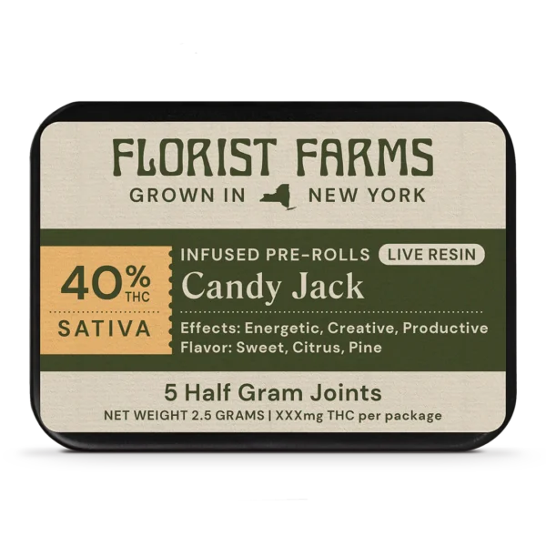 Candy Jacks Live Resin Infused Joints | 5 Pack