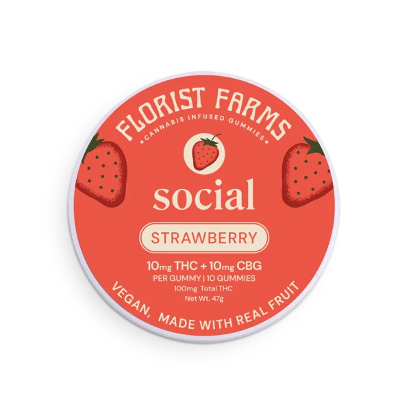 Social | Strawberry Gummies | 10pk - Image 2