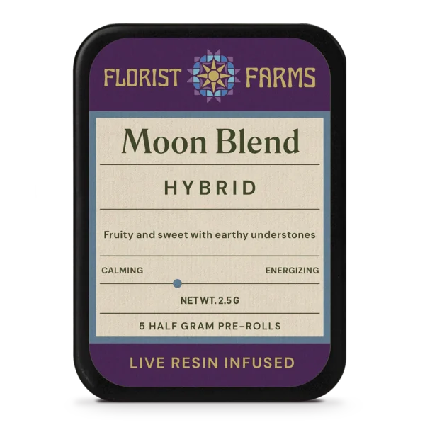 Infused Live Resin Moon Blend | 1/2 Gram Joints | 5pk