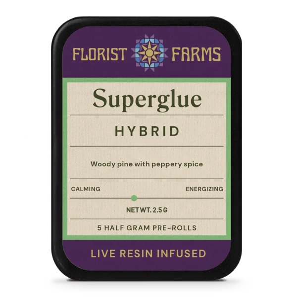 Infused Live Resin Superglue | 1/2 Gram Joints | 5pk