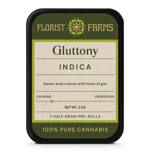 Gluttony | 1/2 Gram Joints | 7pk