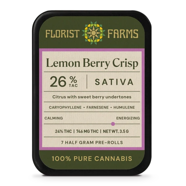 Lemon Berry Crisp | 1/2 Gram Joints | 7pk
